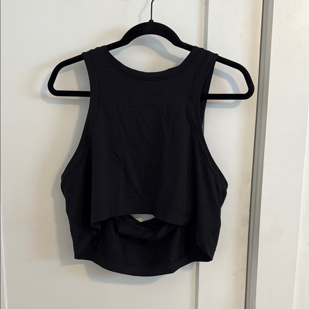 Black Sleeveless Women's Top